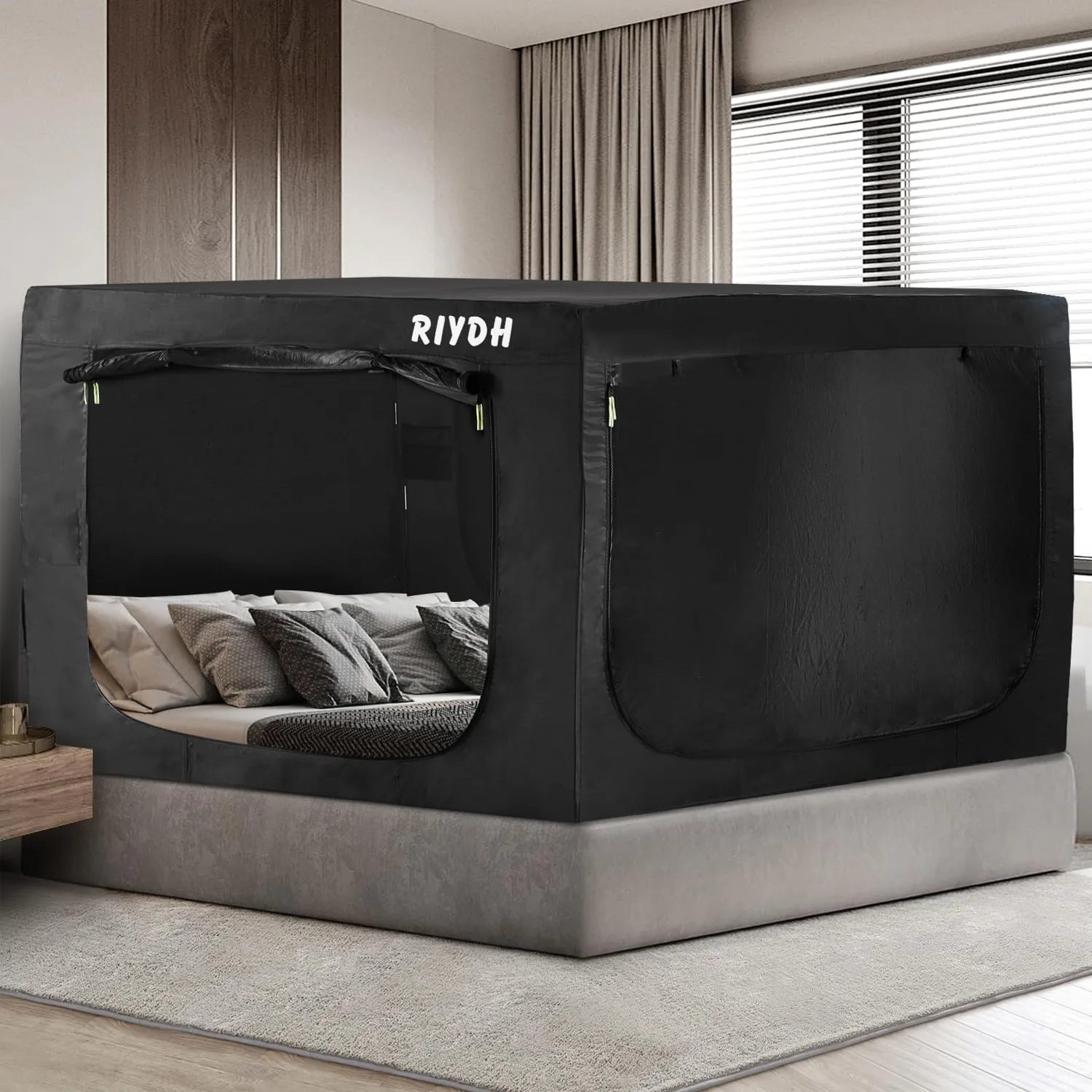 Queen Bed Tent Bed Canopy for Adult and Kids Indoor Blackout Sleep Tents